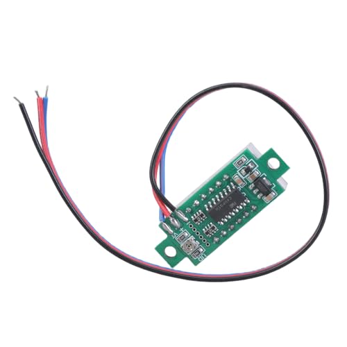 Voltímetro digital Versatilitys Medidor de panel LED DC0-100V Conexión de 3 cables para medición precisa de voltajes, herramienta de medición de voltajes