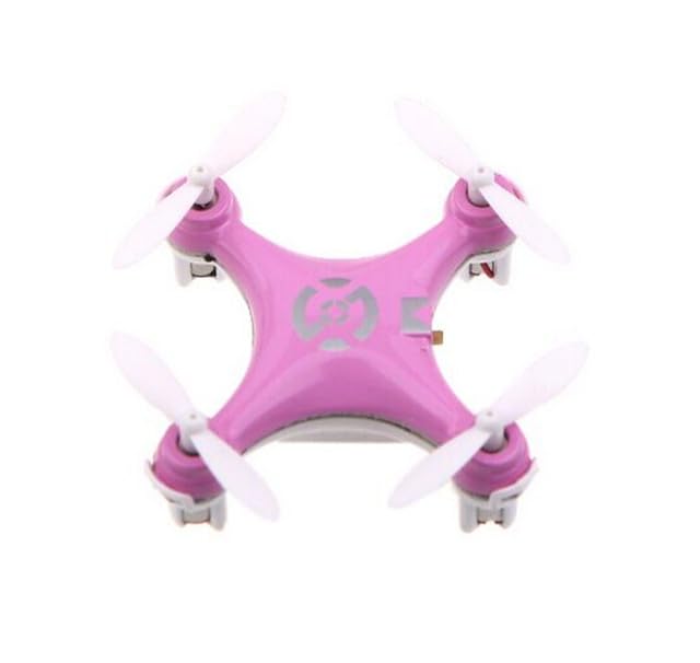 AEPRO - Cheerson CX-10 CX10 CX 10 Mini Diameter 4CH 2.4GHz 6 Axis Gyro RC Quadcopter UFO RTF Green (Pink)