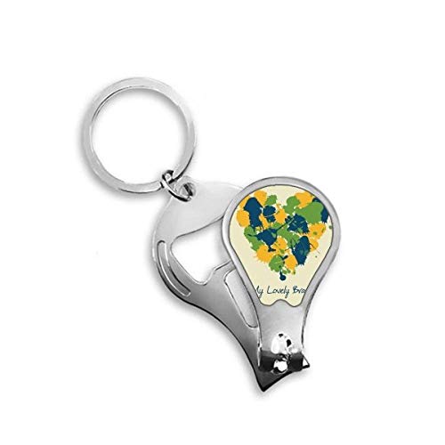 Coupe-ongles de pieds souvenir Brésil en forme de coeur cadeau original