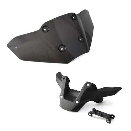 Carénage de moto avant gris foncé pour MT-09 SP 2024-2026 avec support et déflecteur de vent inférieur