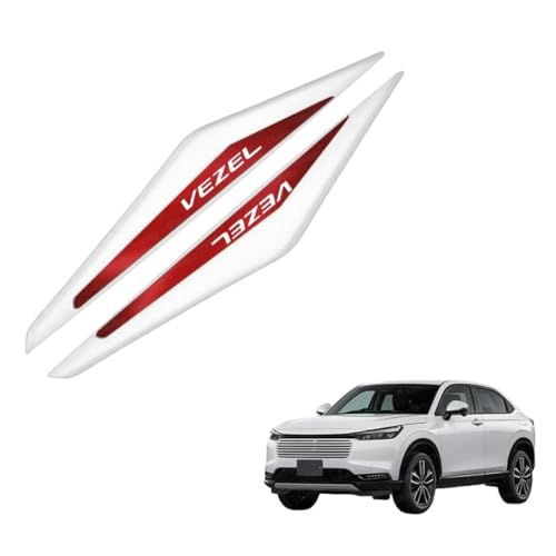 ヴェゼル Vezel 車のドアガード 2点セット バックミラーガード サイドドアバンパー ドアプロテクター 車のドアトリム サイドドアガード ドアハンドル ドアフレーム バックミラープロテクター 傷防止 着脱簡単 耐衝撃 (赤, ヴェゼル Vezel)