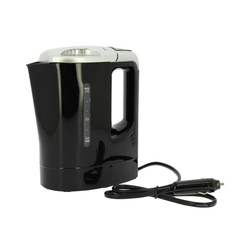 INCASA Bouilloire électrique 12 Volts Camping car Van Noir