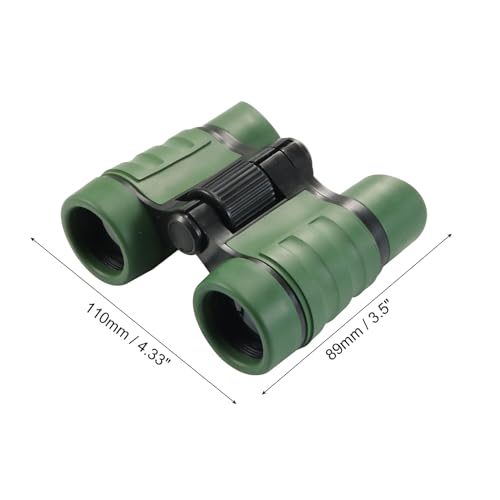Binoculares compactos plegables 4x30 Verde oscuro miniatura 2