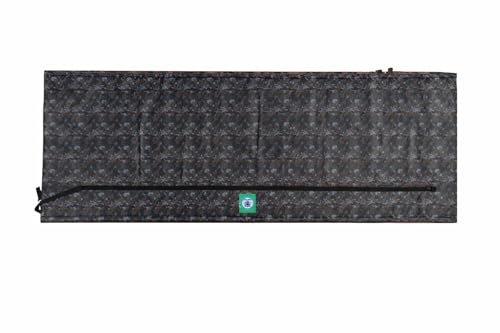 Image of Insulated Water Tank Cover for Overhead Tanks Aluminium Foil Bubble Insulation Heat & Cold Protection Waterproof Fabric UV Resistant Buckle Straps 500-2000 L (FOREST CAMOUFLAGE, 1500 LTR)