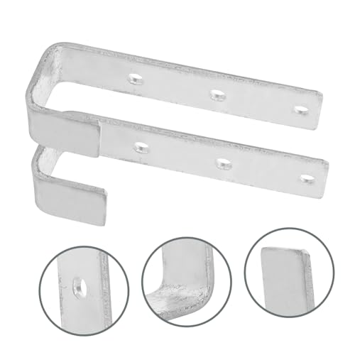 Support d'échelle pour lit superposé iplusmile argenté en lot de 2 crochets résistants - 8