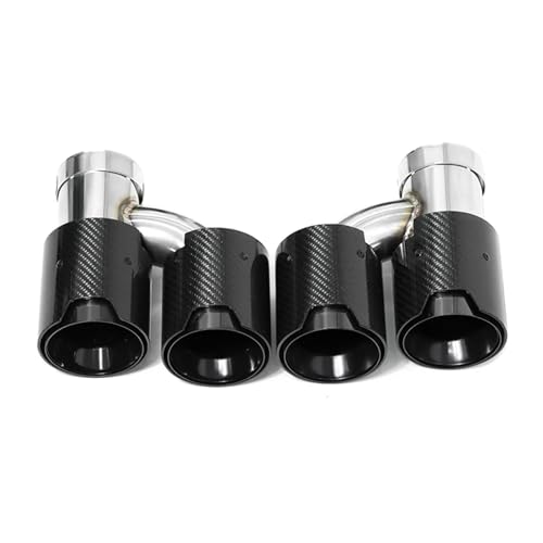 Double embout d'échappement carbone BMW F10 F11 pour look M5 agressif