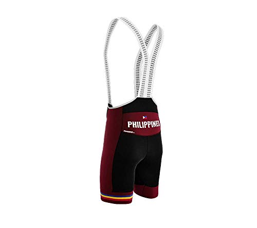 Philippines Vine Code Cycling Pro Bib Shorts Bike for Men Size 2XL