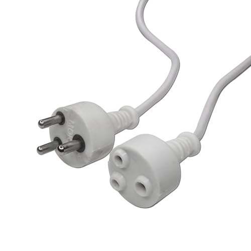 Image of Electronic Spices 3 Pin Heavy Duty Power Extension Cord Cable (5 Meter) | Indoor Outdoor Extension Electrical Extender Cable for Computer, Home, Tools Use & Appliances
