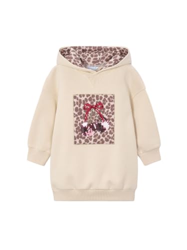 mayoral Robe Peluche capucher pour Fille Tofu 8 Ans (128cm)