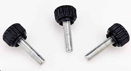 Vis moletée filetée M6 x 20 pour loquet de machine et fixation manuelle - Lot de 20 pièces