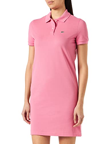 Lacoste Damen Ef7767 Kleider, Reseda Pink, 30