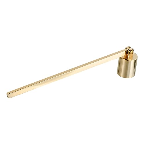 STOBAZA 1pc Candle Tool Handle Matte Black Candle Snuffer Brass Candle Snuffer Candlesnuffers Candle Accessory Metal Candlesnuffer Wooden Copper Candle Holder Candle Wick Cover*1