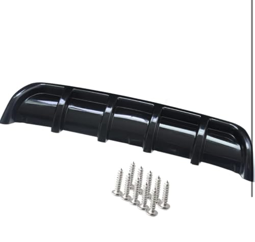 Image of Body Styling-Body Kit Rear /Front 3PC 4PC Splitters & Spoilers Various Type of Fin Diffusers and 2PC Big Small Sides ABS Mirror Covers & Wheel Arches Car Accessories (6 FIN Black Diffuser)
