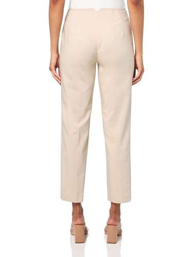 H HALSTON Women's Straight Leg High Waisted Pintuck Pant2