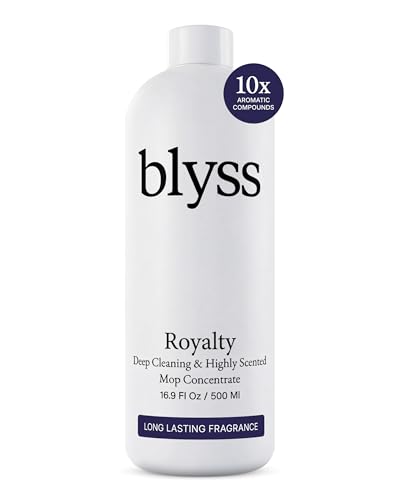 Blyss Mop Soap Royalty Floor Cleaner for Mopping Luxury Scented Mop Soap LVP Vinyl Laminate and Hardwood Floor Cleaner Solution Plant Powered Floor Cleaner