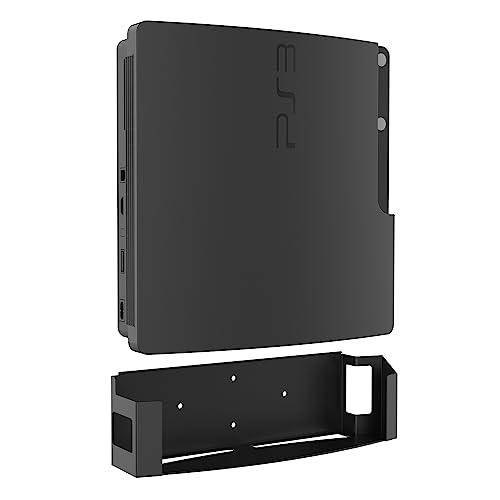 Monzlteck WP3-S Wall Mount For Ps3 Slim,Steel Mount Wall Holder Bracket For Playstation 3(Cech 2000-2500),Space Saving,Wp3-S cover