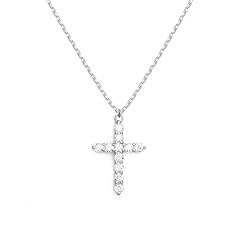 Silver-cz cross