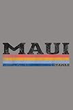  Vintage 1980S Style Maui Hawaii: Notebook Planner - 6x9 inch Daily Planner Journal, To Do List Notebook, Daily Organizer, 114 Pages