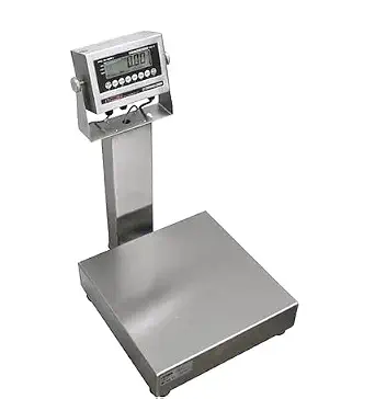 MNM Scales LP7611-1214-SS NTEP Stainless Steel Bench Scale 100LB, Washdown, 12"x14" Base