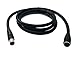 System-S S-Video Kabel 150 cm Din 13 Pin Stecker zu Buchse in Schwarz
