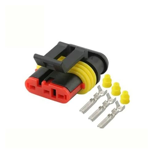 Connecteur étanche 3 broches de type prise de câblage automatique 282087-1 pour auto