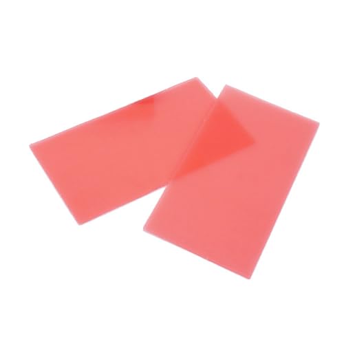 Image of Dental Base Plate Wax - Molding Casting Wax Sheet Denture Material Red /Pink Utility Wax Sheets for Dentist or Jewelry Lab Dentist Auxiliary Material (Extra Large-2)