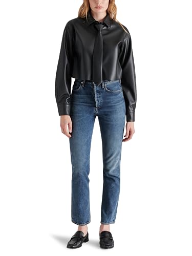 Steve Madden Apparel Women's Dom Top, Black, X-Small2