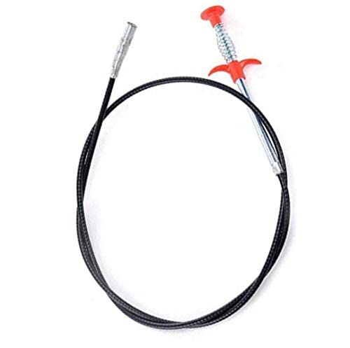 160 cm Flexible Stainless Steel Drain Cleaner Tool | Spring-Loaded Hair Catcher & Clog Remover Stick with Claw Grabber | Plumbing Snake for Kitchen Sink, Bathroom Drain, Wash Basin & Bathtub-image-13