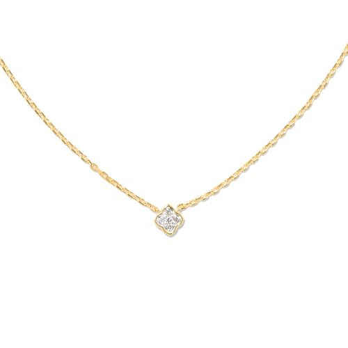 Kendra Scott Tiny Dira White Diamond Pendant Necklace