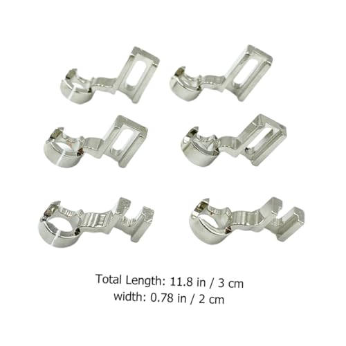 Set de 6 pies prensatelas multifuncionales para máquina de coser miniatura 2