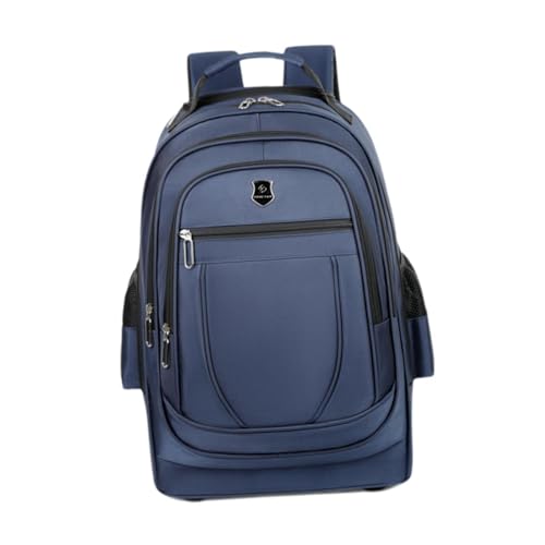 AsrMyjcx Mochila con ruedas, mochila con ruedas, mochila retráctil con ruedas, mochila para ordenador universitario durante la noche, para viajes, escuela,