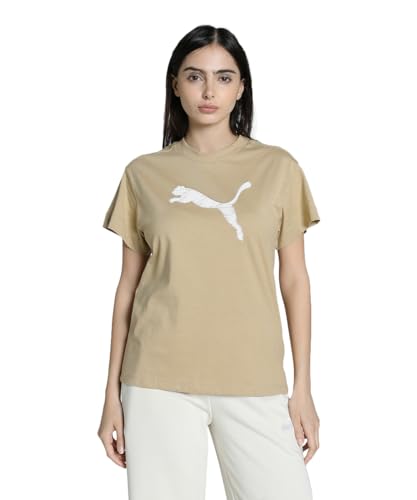 Image of Puma Women's Solid Relaxed Fit T-Shirt