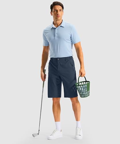 Image of G Gradual Men's Shorts 11 inch Long Golf Lightweight Knee Length Shorts