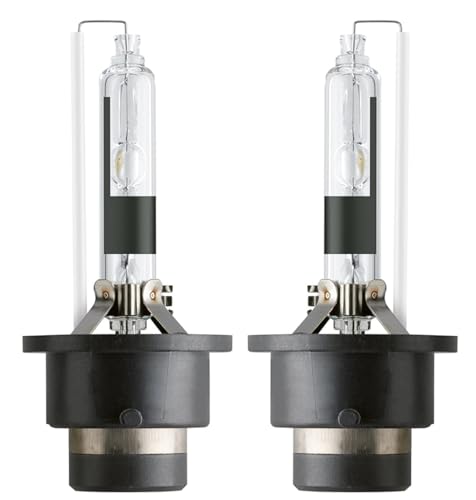 GTMOTO D4R Xenon Bulbs for 2006 2007 2008 2009 Toyota Prius HID Headlights, 90981-20029 35W Bi-xenon Headlamp, 6000K Cool Bright White D4RC1 Replacement Stock Dim 4300K Light, 2-Pack