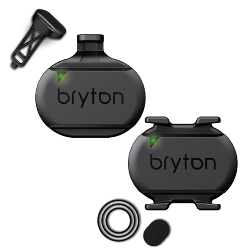 Bryton Sensores de Bicicleta (Sensor de Velocidad, Sensor de cadencia, Sensor Dual, Correa de Pecho para Monitor de frecuencia cardíaca) (Juegos de sensores duales)
