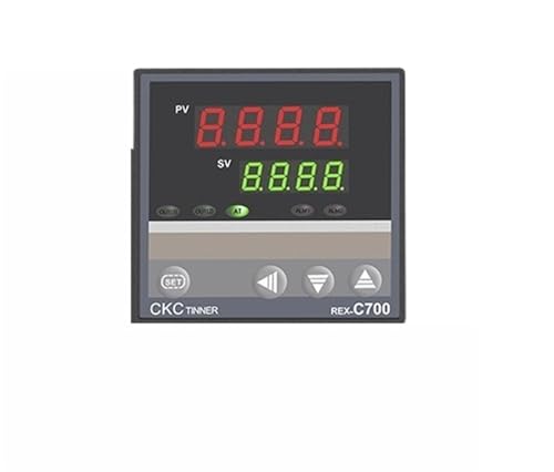 Controlador de temperatura PID DC24V con salida de relé SSR REX C400