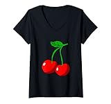 Diese süße Grafik zeigt rote Kirschen Früchte. Ideal für Leute, die den Cherry Vintage Retro Stil von den 60er, 70er & 80er Jahren lieben. Hole dir deine leckere süße Kirsche mit gesunden Vitaminen als Design.
