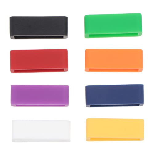 OSALADI 16 unidades de soporte de anillo para reloj de pulsera, anillo de seguridad, correa de reloj de silicona, soporte para anillo, anillo de anillo, accesorio anticaída, 20MM, Sin gemas