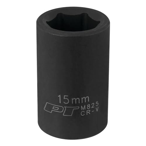 Image of Performance Tool M825 1 /2-Inch Drive 15mm 6pt Impact Socket