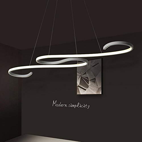Suspension acrylique 68W à lumière neutre avec structure en métal durable