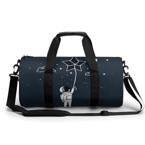 Sac de sport gym nuages spatiaux idéal pour vos séances de fitness et weekends évasion