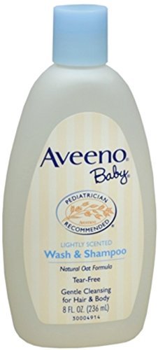 AVEENO Baby Wash and Shampoo 8 oz (4 Pack)