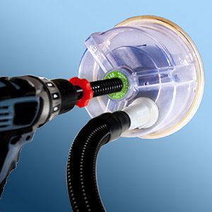 Hole Pro Shield Vacuum Adapter - Adapts Any Hole Pro Shield For Use With Any Hepa Vacuum For Complete Dust Control #TOP2