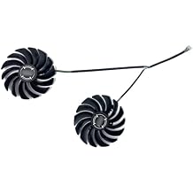 مروحة تبريد متوافقة مع استبدال مروحة بطاقة رسومات الألعاب RX 5700 5600 XT مقاس 95 مم 4PIN DC 12V 0.4A PLD10010S12HH GPU