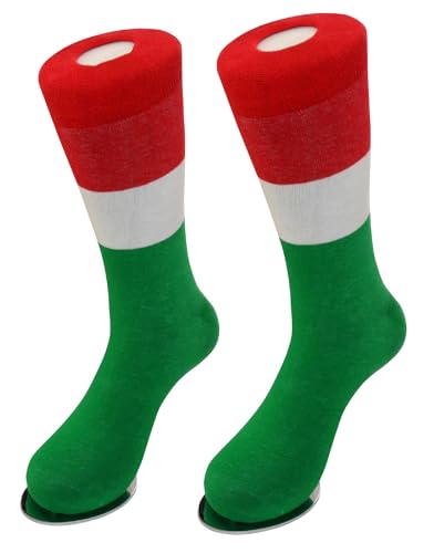 1 Pair of Biagio Men's ITALIAN Flag Italy Italiano Mens COTTON Dress SOCKS3