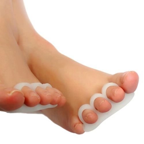 Sendida 3 Pairs Gel Toe Separators - Toe Stretchers, Alignment, Straightener, Pain Relief for Overlapping Toes, Hallux Valgus & Other Unsightly Foot Problems