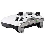 eXtremeRate White Replacement Faceplate Front Housing Shell with Thumbstick Accent Rings for Xbox One Elite Remote Controller Model 1698 - Controller NOT Included - Image 6