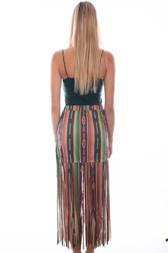 Scully Western Skirt Womens Microfiber Fringe Serape F0_HC7652