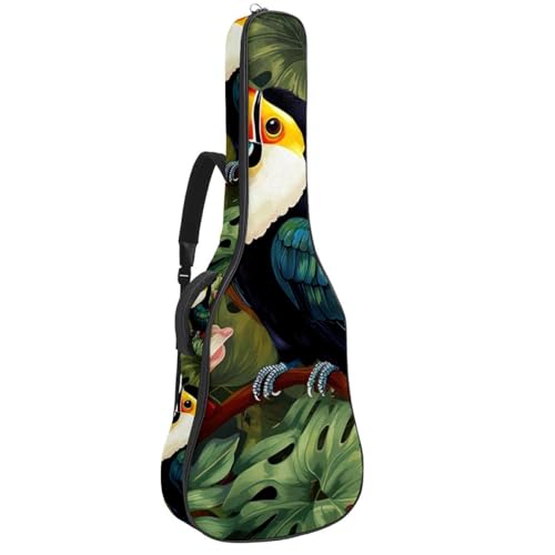 Sac pour guitare acoustique imperméable contre les chocs et la pluie étui à plusieurs poches
