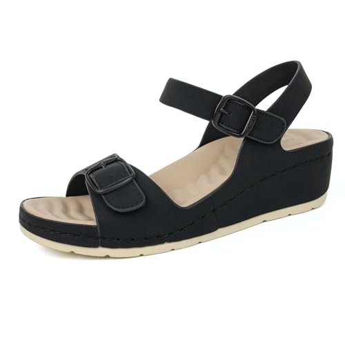 Women Arch Support Wedge Sandals Comfortable Waking Sandals